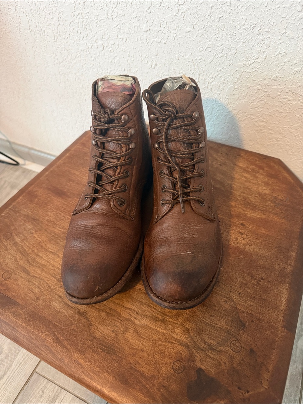 Wolverine 1000 mile Men's Brown Leather Lace-Up Ankle Boots